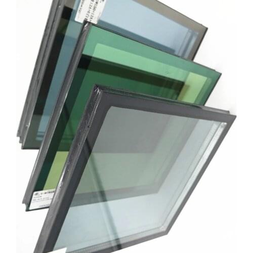 Factory customized double glazing glass tempered insulating glass for Bi-fold door aluminum folding door 5mm+9A+5mm/5+20A+5