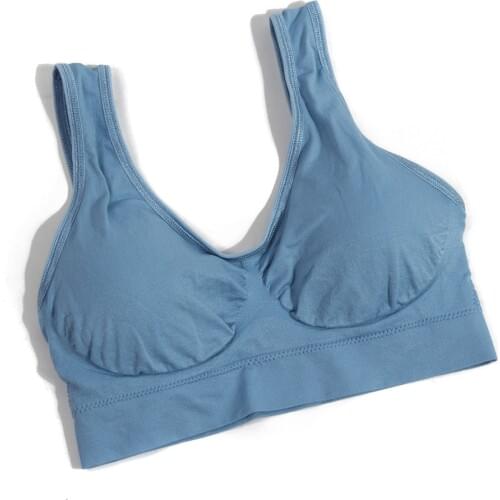 9 Color Plus Size Womens Bra Seamless Stretch Wire Free BH Padded Fitness Underwear Comfort Lingerie Quick-drying Brassiere