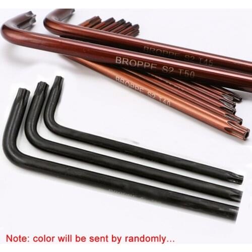 1Pcs Wrench Tool L-Shape Plum Hex Torx Star Wrench T6-T50 Repair Hand Tool For Torx Screws Nuts