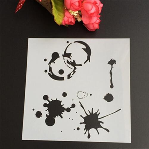 1PC Layering Plastic Stencil Template For DIY Scrapbooking Photo Album Paper Cards Craft New Duster Spray Fondant