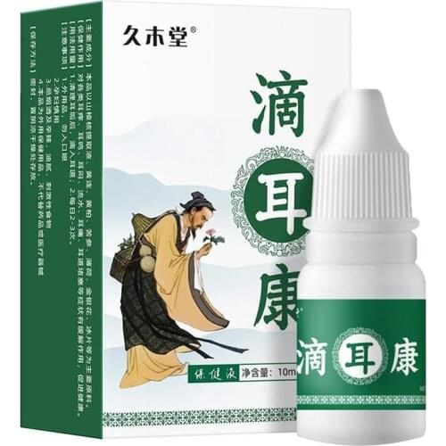 10ml Effectively Relieve Ear Itching Soreness Tinnitus Chinese Herbal Medicine Oil Ear Liquid External Use Health Care