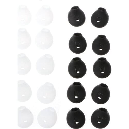 10Pcs/5 Pairs Silicone Ear Tip Earpads Ear Cap With Storage Box For sam S6 S7 edge G9250 G9200 In-Ear Earphone