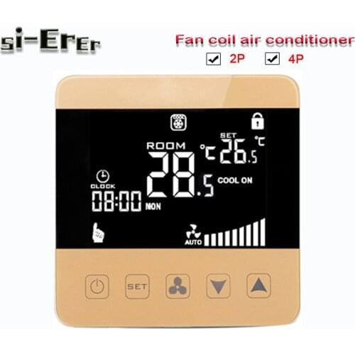 2P 4P heating and cooling Air conditioner thermostat
