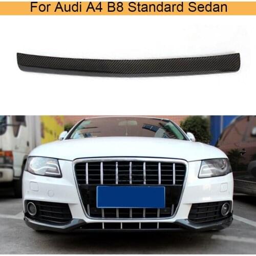Carbon Fiber Car Front Bumper Lip Spoiler for Audi A4 B8 Standard Sedan 4 Door 2009 2010 2011 2012 Non Sline