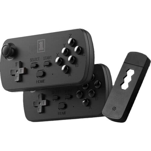 DATA FROG USB Wireless Handheld TV Video Game Console Build In 1700+ Classic Games 4K Retro Game Console Support for GBA SEGA