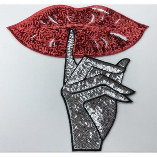 European Station New DIY Patches Fashion Clothes Accessories Sequins Accessories and Decorations Needles and Fingers