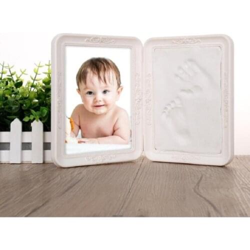 UBRUSH Photo Frame Four Color PVC Frame For Baby Handprints And Footprints and baby photos 2Boxes 30*9.5 cm Picture Frames