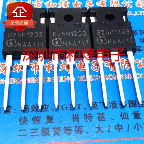 100% New&original G25H1203 IGW25N120H3 TO-247 1200V 25A