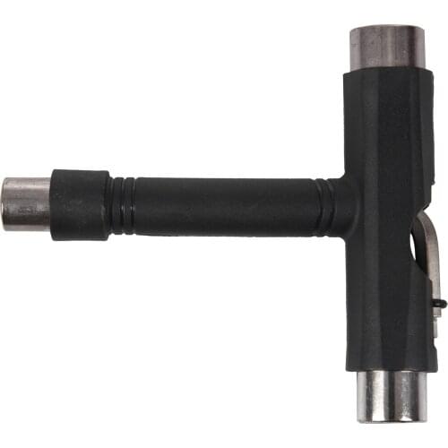 HLZS-Roller Skate Skateboard Longboard T Shape Board ATB Tool Hex Key Multi-Function Universal Black Useful (black)