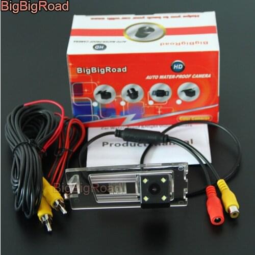 BigBigRoad Car Rear View Camera For Jeep Liberty Compass Grand Cherokee Night Vision Waterproof Backup Parking Camera