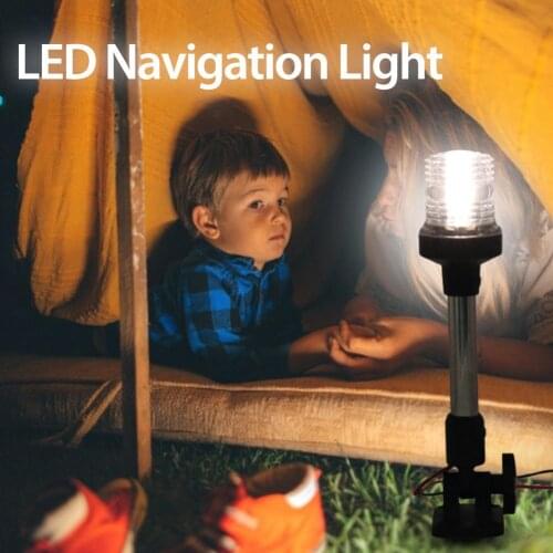 Navigation Flip Up LED Light 12V Anchor Light For Yachts And Boats LED Lights For Yachts And Boats/anchor Lights Car Electronics