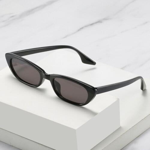 2021 new sunglasses fashion small frame cat eye sunglasses women trend high street wild sunglasses men street driving glasses