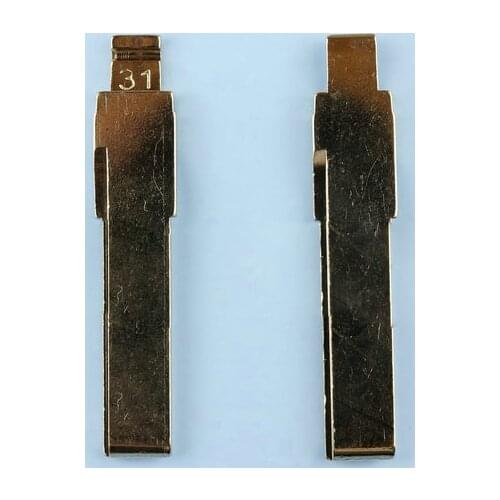 NO.31 Key Blade Flip Remote Car Key Blade For VW PASSAT BORA FOR SEAT SKODA 31# KEY BLADE side groove