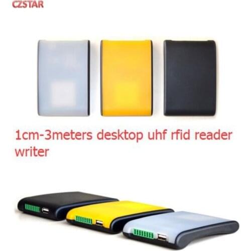 1-3m long middle distance proximity card reader usb epc gen2 passive tag 865-868mhz 900mhz usb uhf rfid desktop reader writer