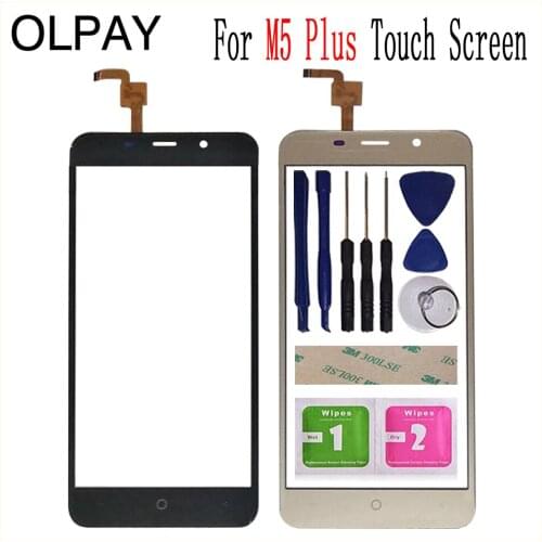 5.5'' Touch Panel For Leagoo M5 Plus Touch Screen Glass Digitizer Panel Lens Sensor Glass Free Adhesive And Wipes