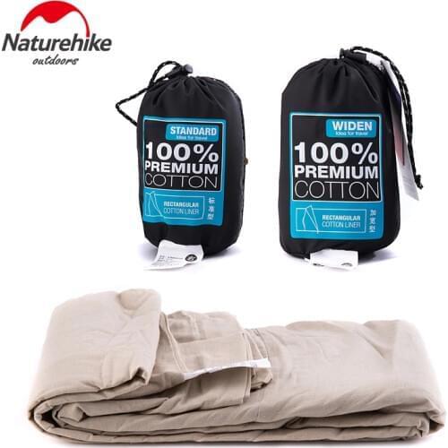 Naturehike Single Double Sleeping Bag Liner Ultralight Portable Cotton Sleeping Bag Liner For Outdoor Camping Travel