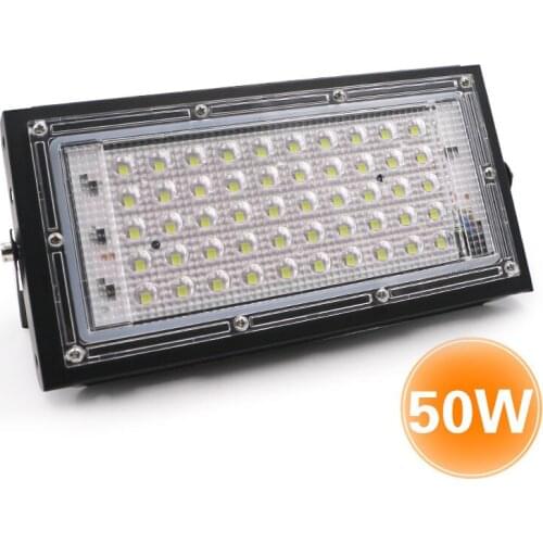 50W Focos LED Spotlight 100W AC 220V Refletor LED Spot Flood Light Garden Lighting Floodlight Outdoor Kitchen Street Lighting