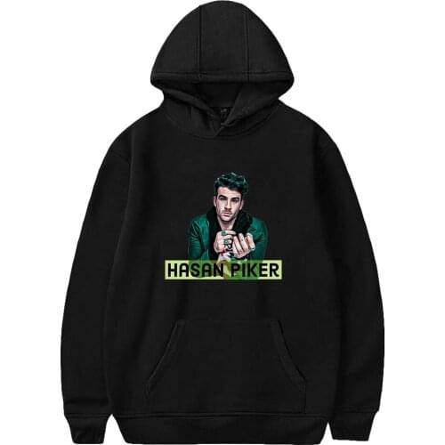 Hasan Piker Fashion Prints Hoodies Women Men Long Sleeve Hooded Sweatshirts Hot Sale Casual Streetwear Clothes