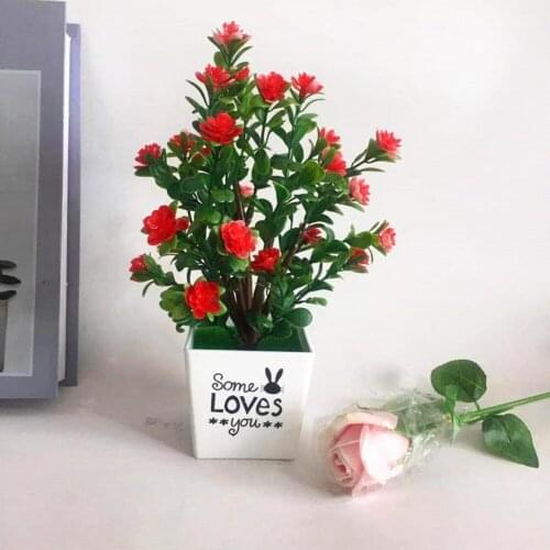 Decoration Artificial Potted Plant Gift Potted Plastic Wedding Courtyard