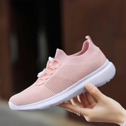 UrButifo Hook & Loop Casual Shoes Women Mesh Flat Shoes Women Vulcanized Sneakers Walking Womens Summer Shoes Schuhe Damen