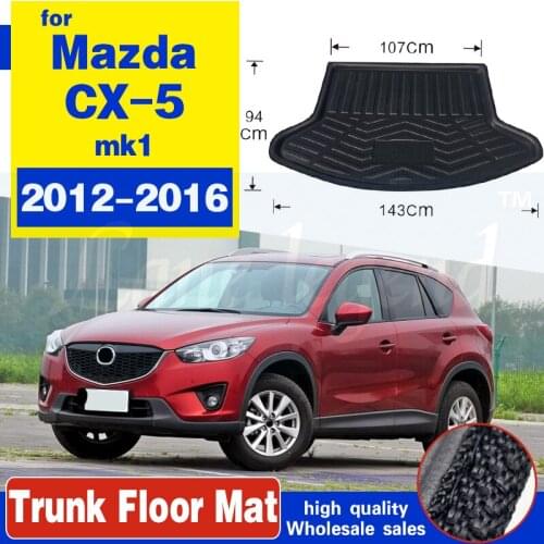 For Mazda CX-5 CX5 2012 2013 2014 2015 2016 Boot Mat Rear Trunk Liner Cargo Floor Tray Carpet Guard Protector Car Accessories