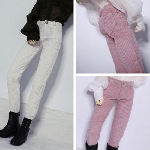 1/4 1/3 BJD Accessories Doll Clothes Casual Corduroy Striped Pants for BJD/SD MSD SD13 SD17 SSDF Uncle.Doll not included C0877