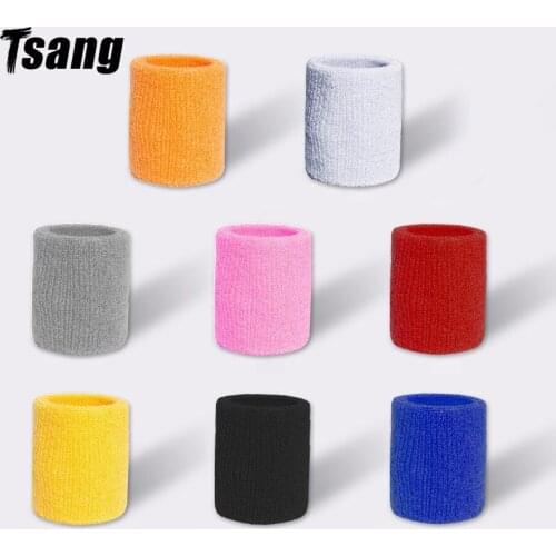 1 Pair Wrist Sweatband Tennis Sport Wristband Volleyball Gym Hand Wrap Wrist Brace Support Sweat Band Towel Bracelet Protector