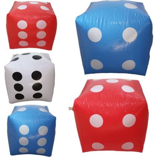 1Pcs Children Adults Outdoor Game Swimming Pool Supplies 30cm PVC Inflated Toy Party Dice Cube Toy