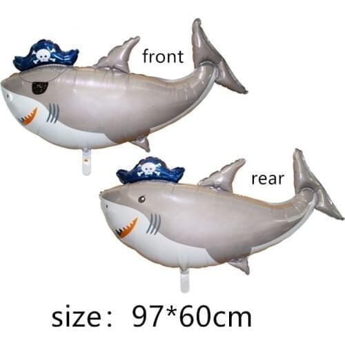 1pcs Cartoon Amnimal Fish Balloons Birthday Party Decorations Kids Baby Shower Girl Aniversario Ballons Decor Maison