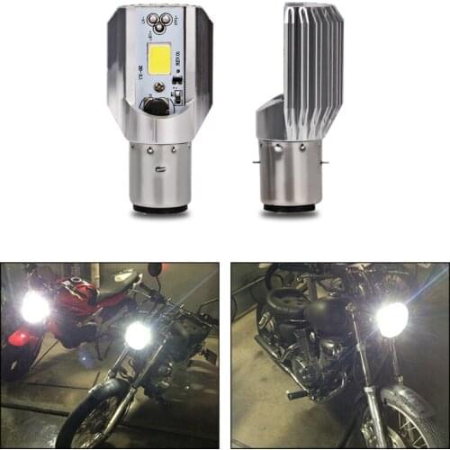 1Pc Led Motorcycle Headlight Scooter Bulb H6 Ba20d 6000k Light ATV Moto Motorbike Accessories Fog Lamp Motorcycle Accessories