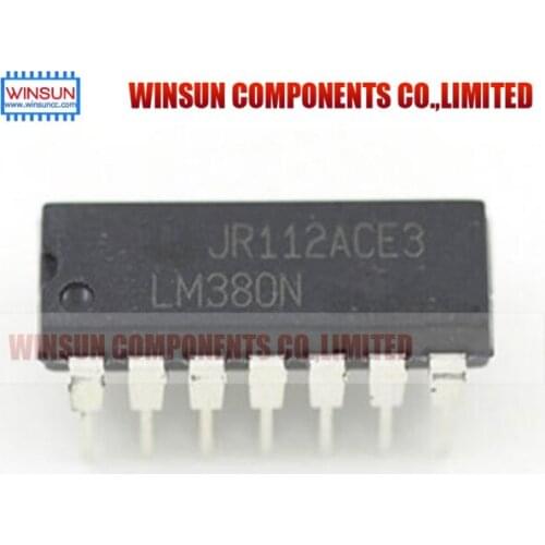 100pcs/lot LM380N LM380 DIP-14 package DIP