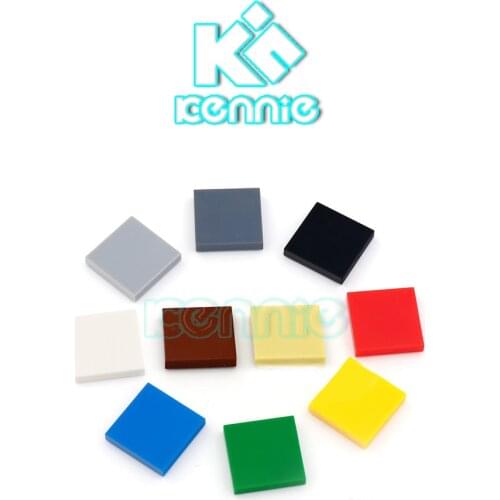 1000pcs/lot MOC Bricks Colorful Smooth modular Tiles 2x2 fit with NO.3068 Educational Building Blocks Action Figure Kids gifts