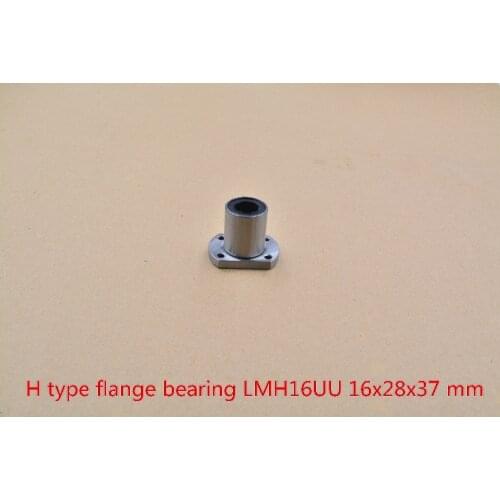 16mmx28mmx37mm LMH16UU LMT16UU oval flange linear ball bearing for 16mm rod round shaft cnc 1pcs