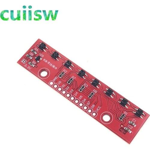8 Channel IR Tracking Sensor Module 8 CH Infrared Line Track Trace Detect Detection Board DIY Detector for Arduino Smart Car