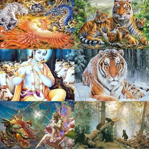 90x60 diamond painting 5D Full Square Diamond embroidery mosaic Cross Stitch DIY Wall Sticker home Decoration Christmas Gift