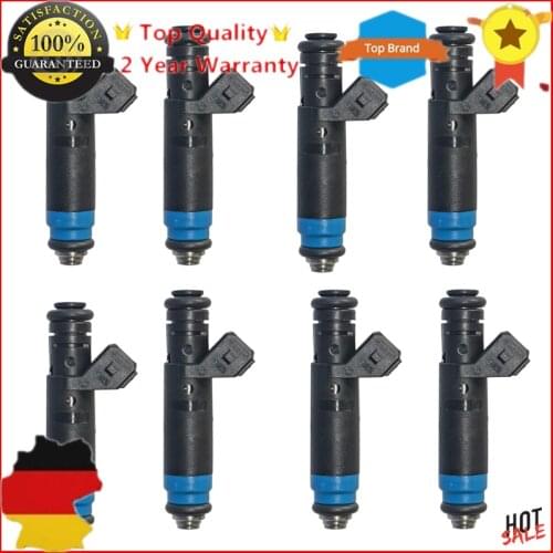 AP02 New Set (8) For Siemens Deka 80 LB High Impedance Fuel Injectors EV1 110324 FI114992