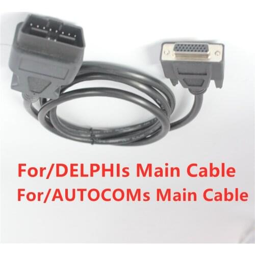 Acheheng Car cables for Delphi + for Autocoms for Delphis 150e Multidiag Vd Ds150e with Car and Truc links OBD2 16PIN cable