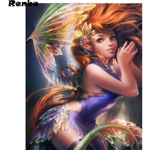 Diy 5D Cross Stitch Diamond Painting Japanese anime beauty Diamond Mosaic Cartoon Girl Rhinestone Embroidery Handmade Gifts