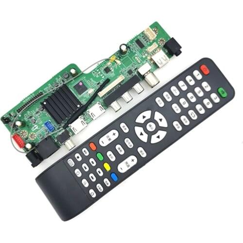 MS368V3.0 Quad Core Web Television Motherboard with Remote Control LCD Driver Board Support RJ45 DTMB Analog Television