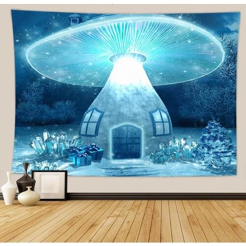 Wall Tapestry Colorful Floral Psychedelic Art Tapestry Background Cloth Wall Hanging Carpet Decorative Cloth Home Decoration