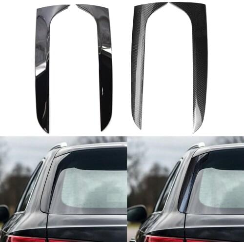 1 Pair Rear Window Side Spoiler Window Side Wing Spoiler Canard Splitter ABS Plastic for Audi A4 B8 Allroad Avant 09-16