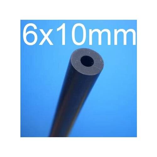 6mm ID 10mm OD NBR tube,Nitrile butadiene rubber tubing, resistance to Diesel, petrol, lubricating oil resistant hose pipe