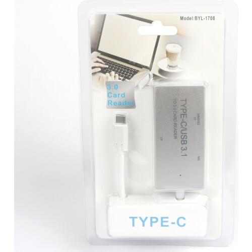 Usb 3.1 TYPE -C TO Card Reader Usb 3.0 Multi Card Reader For CF/SD/TF/Micro SD/MMS 3.0 CARD READER