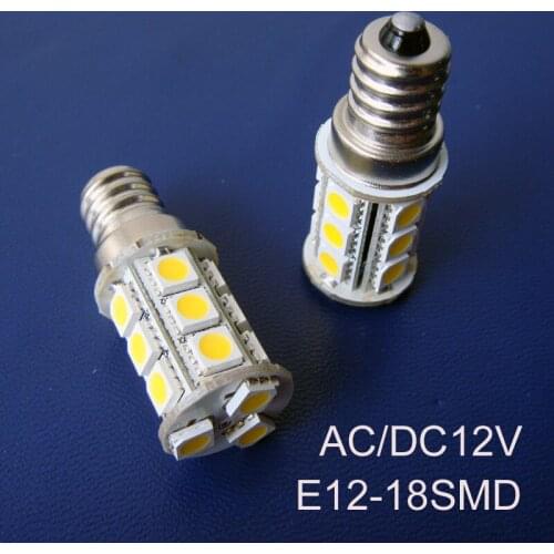 High quality AC/DC12V E12 led bulbs,12V Led E12 lamps,e12 Led lights free shipping 5pcs/lot