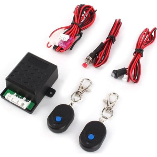 1 Set Car Alarm Car Engine Push Start Auto Car Immobilizer Lock Alarm System Anti Theft Protection Universal Auto