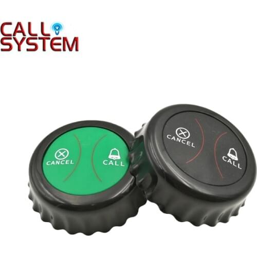 10pcs Restaurant Pager K-J2 Waiter Call Button Transmitter For Cafe Spar Wireless Calling System Customer Service 433MHz