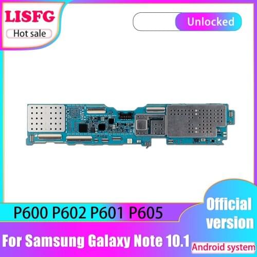100% Unlocked Original For Samsung Galaxy Note 10.1 2014 Edition P600 P601 P602 P605 Motherboard logic board full tested