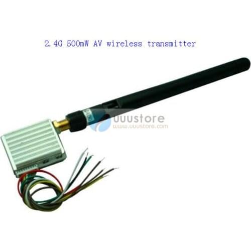 2.4G 500mW 8CH FPV Video AV Audio Video Wireless Transmitter
