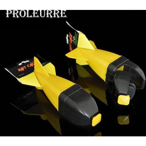 2Pcs/ Carp fishing bait rockets boilies container biat thrower sling shot pit orgain innovative system for fish feeding