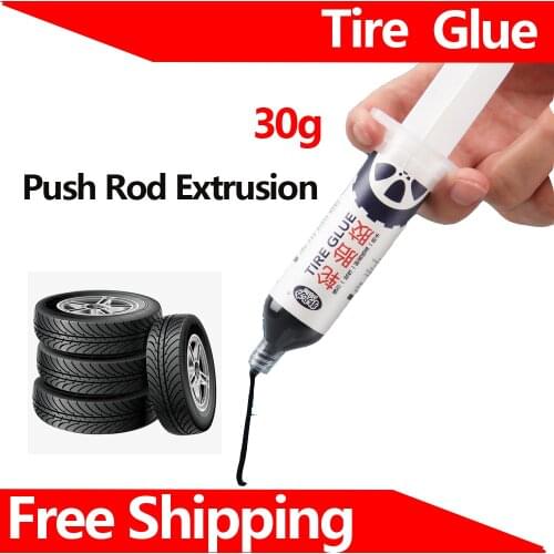 30g Tire Repair Adhesive Car Motorcycle Bicycles Tire Glue High Temperature Glue Outer Tire Crack Universal Soft Glue